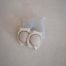 PEEKABOO 嬰幼兒條紋護膝, 米色, 1個