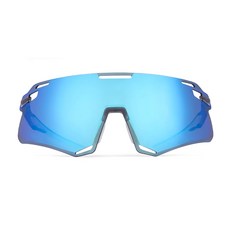 ROCKBROS 洛克兄弟 運動偏光護目鏡 + 近視內框組 SP318, 黑色(鏡框) + HD藍色偏光(鏡片)