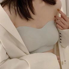 티앤쿠키 노와이어 컴포트 오프숄더 브라 + 속패드 세트 DT0114