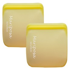 마리포사 실리콘 푸드 젤리 지퍼백 1L, 대(L), 1개입, 2개