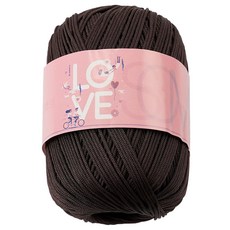 러브썸 뜨개실, 144 다크브라운, 1개