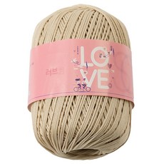 러브썸 뜨개실, 158 연베이지, 1개