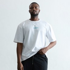 男士彩繪拼接防曬短袖T恤 AM1163