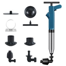 Ourworks 不鏽鋼管道疏通器, 藍色