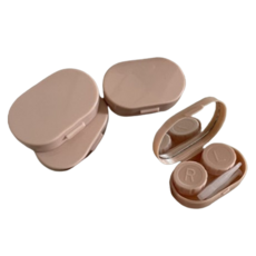 휴대용 렌즈 케이스, 핑크, 4개