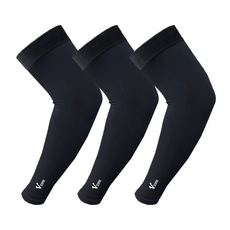 VZONE 戶外袖套 雙手穿戴組, 3套, 黑色