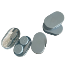 휴대용 렌즈 케이스, 블루, 4개