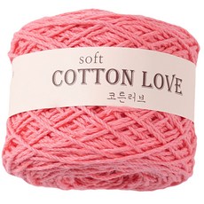 코튼러브 뜨개실 18합, 315딸기핑크, 1개