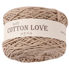 코튼러브 뜨개실 18합, 301베이지, 1개