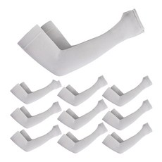 지엠지모터스 쿨 손등 골프 등산 운전 자전거 팔토시 10p, 그레이, 10개