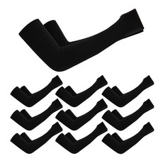 지엠지모터스 쿨 손등 골프 등산 운전 자전거 팔토시 10p, 블랙, 10개