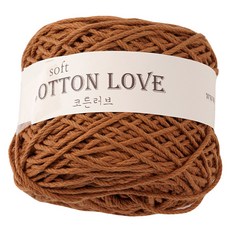 코튼러브 뜨개실 18합, 302카멜, 1개