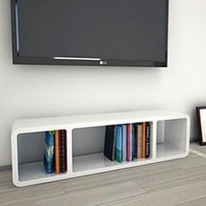 CUBICS 韓國製造 2層架 TM3-1, 白色, 1層