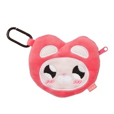 Nunu-ssi 臉型鑰匙圈收納包, 1個, 德熙 愛