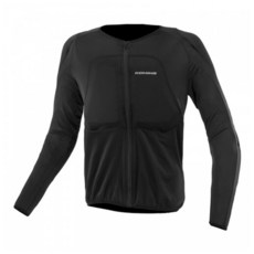 KOMINE 上半身防摔緩衝騎行衣, 1個, BLACK