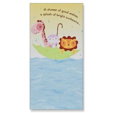 홀마크 베이비샤워 머니 카드 동물 G2781 2p, 혼합 색상, 18.9 x 9.6 cm, 2세트