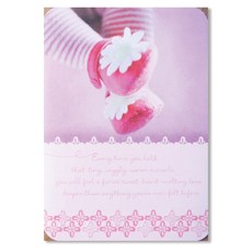 Hallmark 嬰兒祝賀卡片 + 信封組合, 2套, G6414