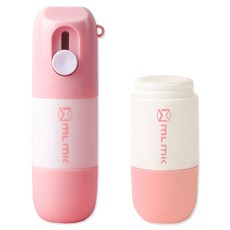 Mlmk Tucobi多合一快遞運單刀片清潔器 10ml+替換裝 10ml組, 粉色, 1組