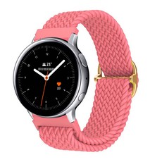 젤센 브레이드 솔로루프 스마트워치 스트랩 20mm, B5 핑크