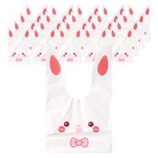 투영디자인 러블리 미니 포장주머니 구디백, 리본토끼, 30개