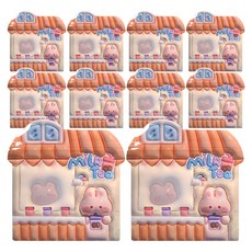 둥글 하우스 구디백, 밀크티, 10개