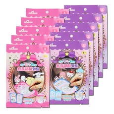 PINKMANGO 三麗鷗角色 DIY隨機刮刮卡 隨機出貨 2款 x 5張組合, 混合顏色, 1個