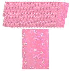 파스텔 컬러 슬리브, 진핑크, 40개