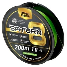 Abu Garcia Saturn 8股編織釣魚線, 1個, 螢光綠