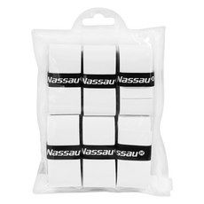 Nassau 球拍握把布 NSOG-06, 白色, 1個