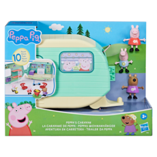 Hasbro 孩之寶 Peppa Pig 粉紅豬小妹 佩佩豬的露營拖車遊戲組, 1盒