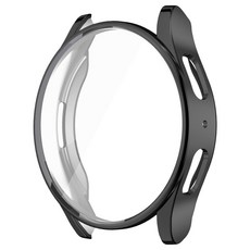SPACE SHIELD Galaxy Watch 相容 TPU 全包覆保護殼, 深灰色