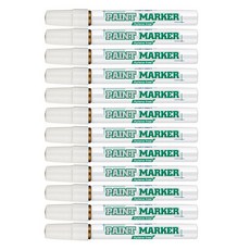 문화연필 페인트마카 자일렌프리 금색 4.5mm, 1색, 12개