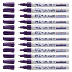 munhwA Tip 油漆筆 紫色 1mm, 1色, 12個