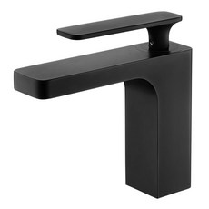 Piloto 더죤테크 비바체단101 單孔臉盆水龍頭 黑色, 1個