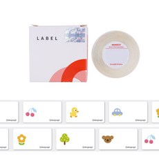 NIIMBOT D系列攜帶式H1S用標籤紙 260入組 小熊, 1組