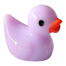 LinaBlue 娃娃屋迷你配件 鴨子 10入, 紫色, 10個