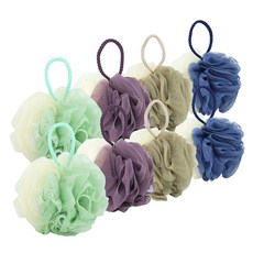 우리가스토리 투톤 파스텔 샤워볼 4종 세트 50g, 혼합색상, 2세트