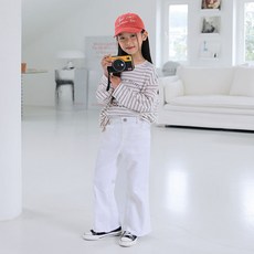 YouIt 青少年女童長版修身喇叭褲