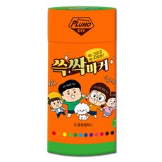 BOAZLin 常見兄妹 擦擦麥克筆, 1個, 12色