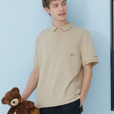 泰迪熊男款PK短袖翻領T恤