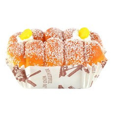 LinaBlue 柔軟麵包模型 橘子 10cm, 混合顏色, 1個