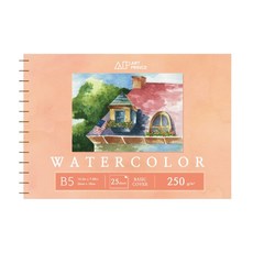 Art Prince 水彩線圈素描本 250g W05, B5, 1個, 25張