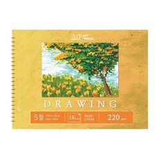 DOOSUNG PAPER Art Prince 繪圖線圈素描本 220g D02, 1個, 18張, 5開