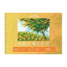DOOSUNG PAPER Art Prince 繪圖線圈素描本 220g D03, 1個, 25張, 8開