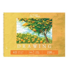 DOOSUNG PAPER Art Prince 繪圖線圈素描本 220g D01, 1個, 14張, 4開