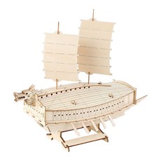 영공방 통제영 거북선 입체퍼즐 YM784, 혼합색상, 1개