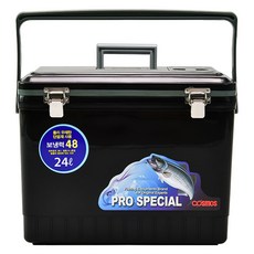 韓國 cosmos 釣魚兩用手提冰桶 WJ-N712, 黑色, 24L, 1個