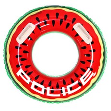 이우시티리틀엔젤토이 아동용 POLICE 손잡이 튜브, 1개, 수박