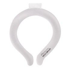 DIYOU 冰涼頸圈 冷卻環 成人款 白色 2 x 18 cm, 1個