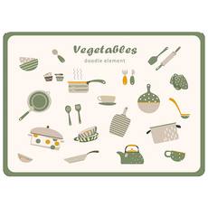 Bluecozy 矽藻土餐具乾燥墊 50 x 60 cm, Style 09